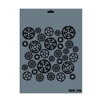 Rich NEW-199 Stencil 25x35 cm Boyama Şablonu