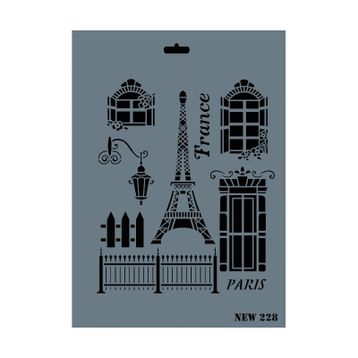 Rich NEW-228 Stencil 25x35 cm Boyama Şablonu