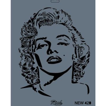 Rich NEW-420 Stencil 25x35 cm Boyama Şablonu