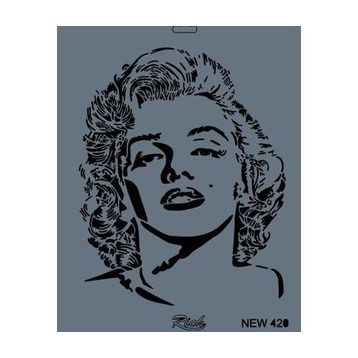 Rich NEW-420 Stencil 25x35 cm Boyama Şablonu