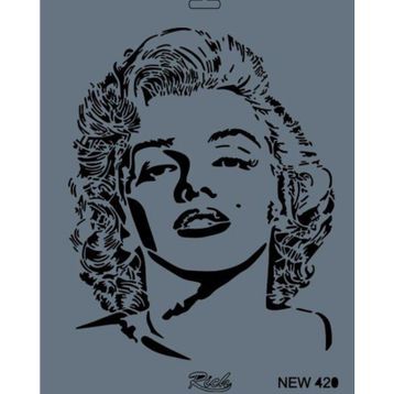 Rich NEW-420 Stencil 25x35 cm Boyama Şablonu