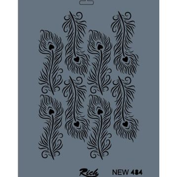 Rich NEW-484 Stencil 25x35 cm Boyama Şablonu