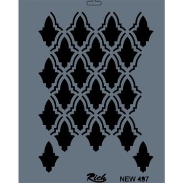 Rich NEW-497 Stencil 25x35 cm Boyama Şablonu