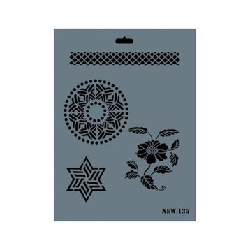 Rich New Seri N-135 35x25 cm Stencil