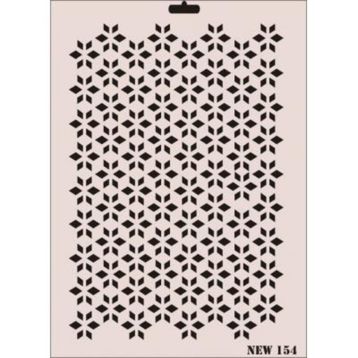 Rich New Seri N 154 35x25 cm Stencil