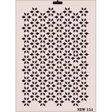 Rich New Seri N 154 35x25 cm Stencil