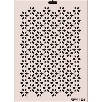 Rich New Seri N 154 35x25 cm Stencil