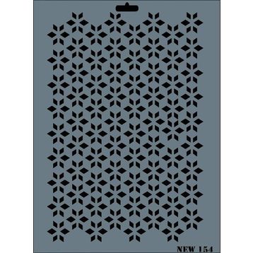 Rich New Seri N 154 35x25 cm Stencil