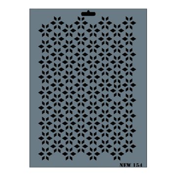 Rich New Seri N 154 35x25 cm Stencil