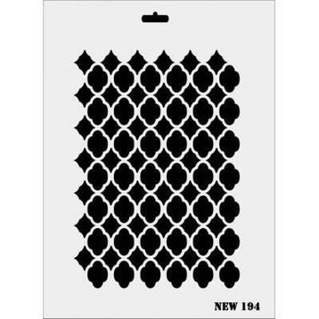 Rich New Seri N 194 35x25 cm Stencil