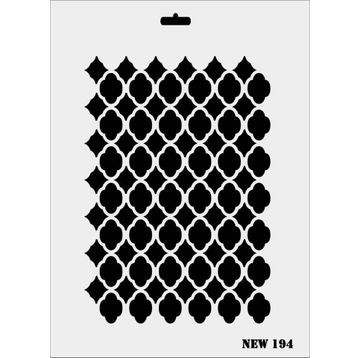 Rich New Seri N 194 35x25 cm Stencil
