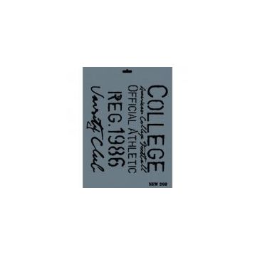 Rich New Seri N 208 35x25 cm Stencil