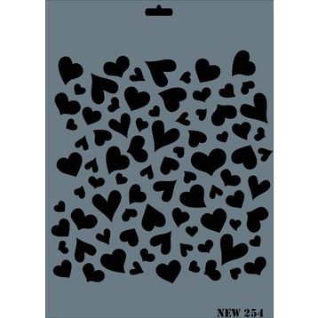 Rich New Seri N-254 35x25 cm Stencil