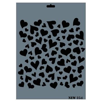 Rich New Seri N-254 35x25 cm Stencil