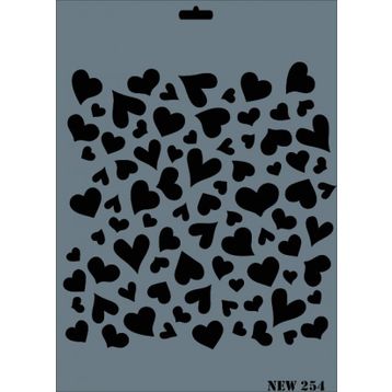 Rich New Seri N-254 35x25 cm Stencil