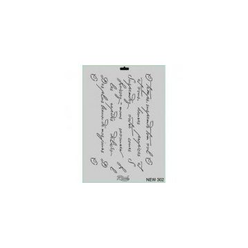 Rich New Seri N 302 35x25 cm Stencil