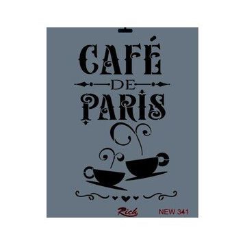 Rich New Seri N-341 35x25 cm Stencil