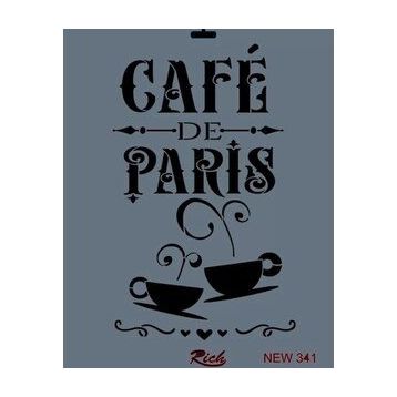 Rich New Seri N-341 35x25 cm Stencil