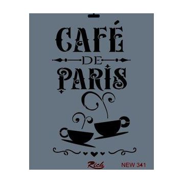 Rich New Seri N-341 35x25 cm Stencil