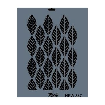 Rich New Seri N-347 35x25 cm Stencil