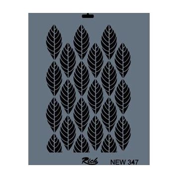 Rich New Seri N-347 35x25 cm Stencil