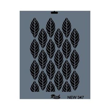 Rich New Seri N-347 35x25 cm Stencil