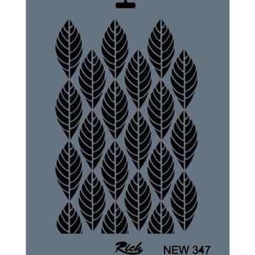 Rich New Seri N-347 35x25 cm Stencil