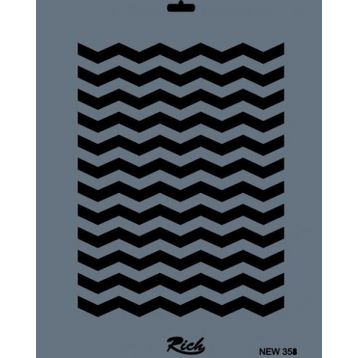 Rich New Seri N 358 35x25 cm Stencil