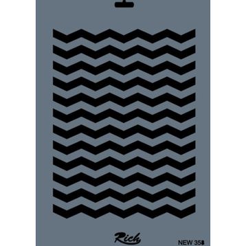Rich New Seri N 358 35x25 cm Stencil