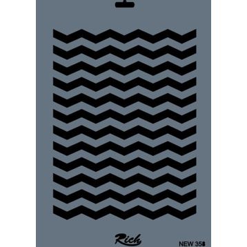 Rich New Seri N 358 35x25 cm Stencil