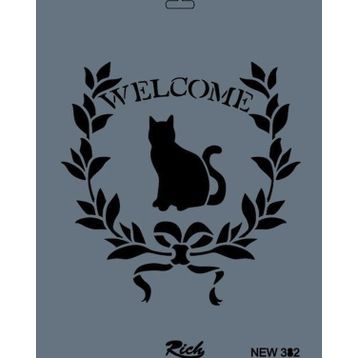 Rich New Seri N-382 35x25 cm Stencil