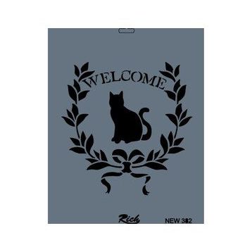 Rich New Seri N-382 35x25 cm Stencil