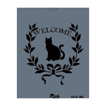 Rich New Seri N-382 35x25 cm Stencil