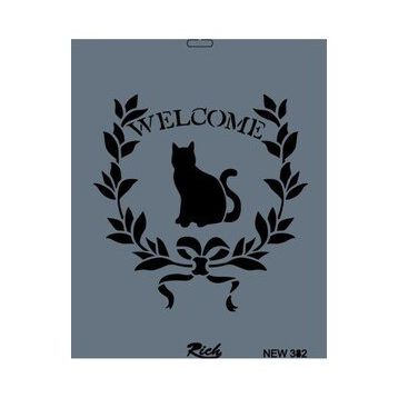 Rich New Seri N-382 35x25 cm Stencil