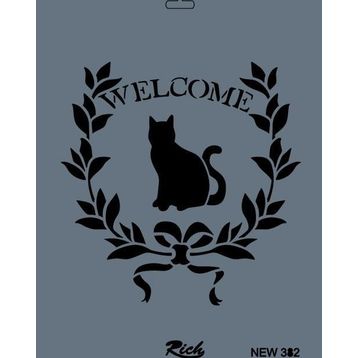 Rich New Seri N-382 35x25 cm Stencil