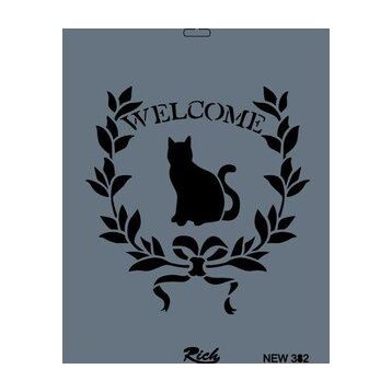 Rich New Seri N-382 35x25 cm Stencil