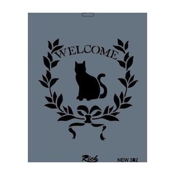 Rich New Seri N-382 35x25 cm Stencil