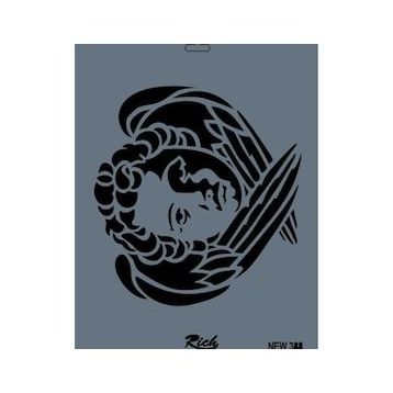 Rich New Seri N-388 35x25 cm Stencil