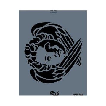 Rich New Seri N-388 35x25 cm Stencil