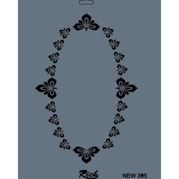 Rich New Seri N-395 35x25 cm Stencil