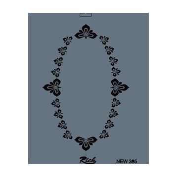 Rich New Seri N-395 35x25 cm Stencil