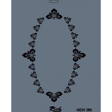Rich New Seri N-395 35x25 cm Stencil