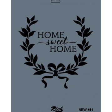 Rich New Seri N-401 35x25 cm Stencil
