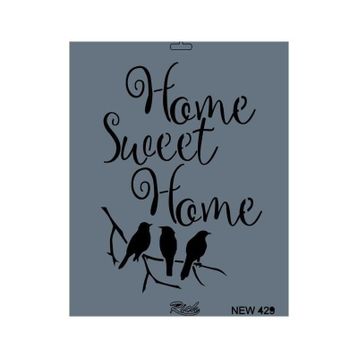 Rich New Seri N-429 35x25 cm Stencil