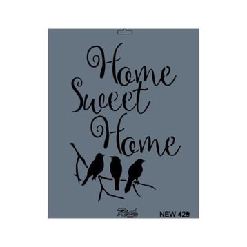Rich New Seri N-429 35x25 cm Stencil