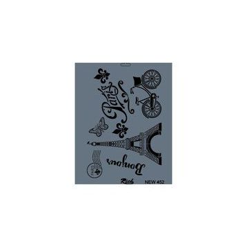 Rich New Seri N-452 35x25 cm Stencil