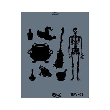 Rich New Seri N-459 35x25 cm Stencil