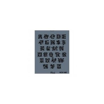 Rich New Seri N-465 35x25 cm Stencil