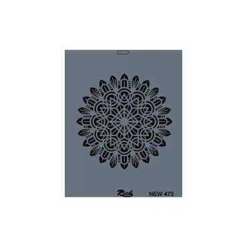 Rich New Seri N-473 35x25 cm Stencil