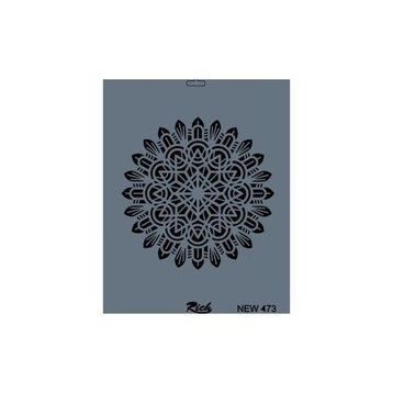 Rich New Seri N-473 35x25 cm Stencil